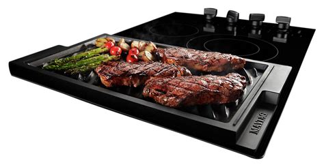 cooktop with grill electric